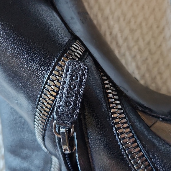 Gucci black zipper platform booties 39 - Picture 7 of 7